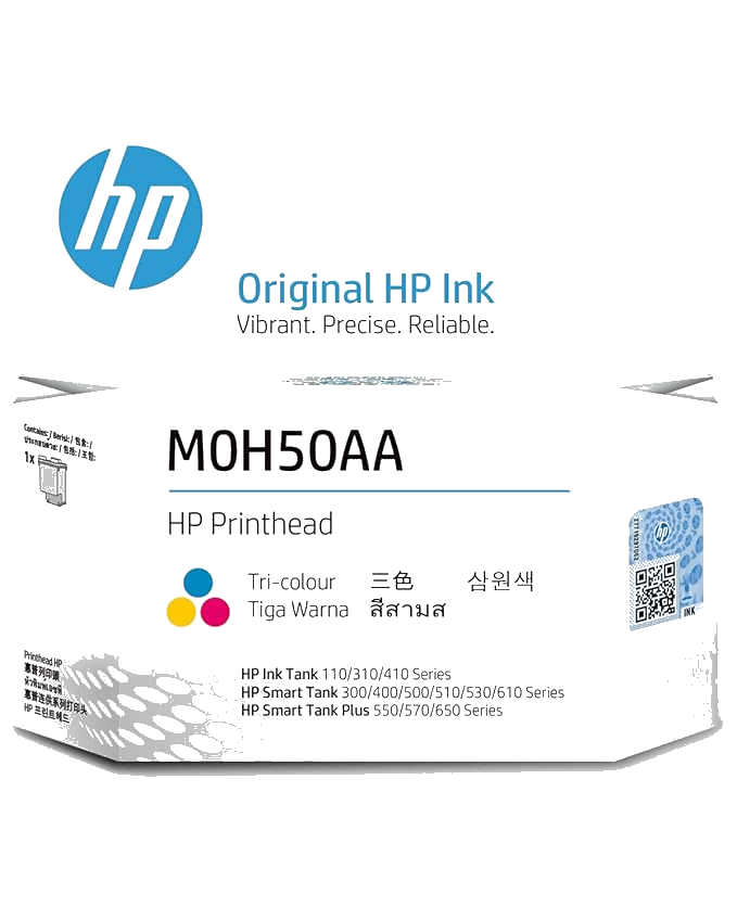 HP M0H50A Tri-Color Replacement GT Printhead